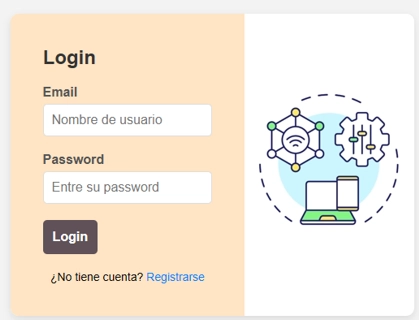 muestra de login form 10