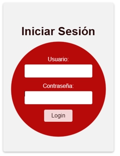 muestra de login form 2