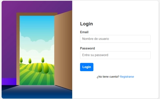 muestra de login form 4