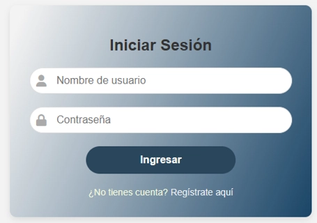 muestra de login form 7