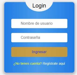 muestra de login form 9